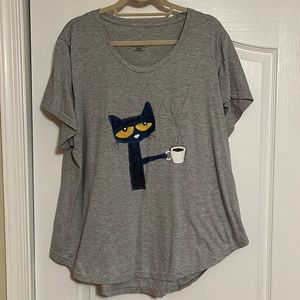 Pete the Cat Hot Coffee SS Tee